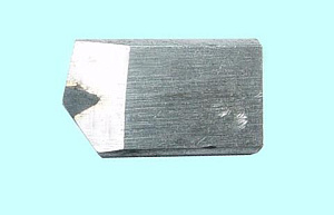 Резец Вставка  d 8х20мм, оснащенная эльбором-Р(композит К01), угол в плане 45°и 15° РЭО-138.00 