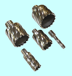 Сверло d 45х50мм корончатое кольцевое Р6АМ5 хвостовик Weldon 19мм по металлу (без выталкивателя) "CNIC" 