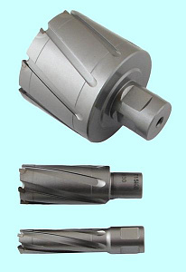 Сверло d 19х50 корончатое кольцевое Т15К6 хвостовик Weldon 19мм по металлу "TLX" 