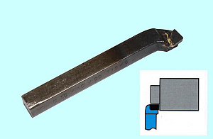 Резец Подрезной отогнутый 12х12х100 Т5К10 левый DIN 4977 "CNIC" 