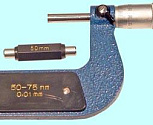 Микрометр Гладкий МК- 75   50- 75 мм (0,01) кл.т.1 тв.сплав "CNIC" (Шан 400-115)