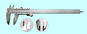 Штангенциркуль 0 - 200 ШЦТ-I (0,02) с твердосплавными губками, с глубиномером "CNIC" (Шан 141-125S) нерж. сталь 