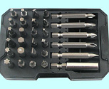 Набор бит из  30 шт. сталь S2 с магнитным держателем (WX-30WAI) "CNIC"