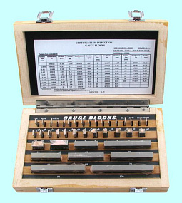 Наборы концевых мер длины № 2, кл.точн.0 (38 мер от 1,005 до 100мм) "CNIC" (ALDS 38) 