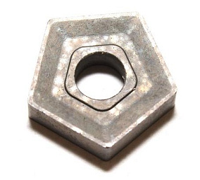 Пластина PNMM  - 110408  ВК8 (YG8) пятигранная dвн=6мм (10124) со стружколомом "CNIC" 