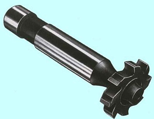 Фреза Для пазов сегментных шпонок  4х1,0х 48мм ц/х Р6АМ5 Z=6 "CNIC" 