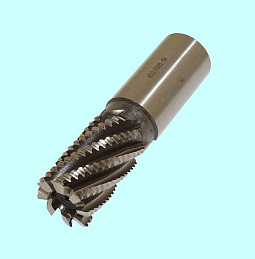 Фреза Концевая d40,0х 63х155 ц/х Р6АМ5  Z=8 обдирочная со стружколомом "CNIC" 