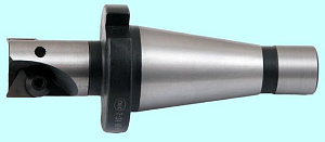 Фреза Концевая d25,0х154.7 к/х 7:24-40NT с механическим креплением тв. 3-х гранных пластин TPUN-110304 Z=2, "CNIC" 