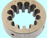 Плашка Коническая дюймовая   К 2"(NPT), 11 1/2 ниток/дюйм, dнар.105мм Р6АМ5 "TLX"