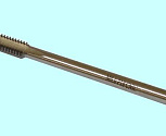 Метчик М5,0 (0,8)х16х70 м/р. Р18 удлиненный, проходной хвостовик d3.5мм DIN376