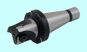 Фреза Концевая d50,0х154.7 к/х 7:24-40NT с механическим креплением тв. 3-х гранных пластин TPKN-2204 Z=3, "CNIC" 