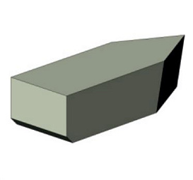 Пластина 11190 Т15К6 (6х16х4) (для резьбовых резцов)) 