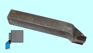 Резец Проходной упорный отогнутый 20х20х125 Т15К6 левый DIN 4980 "CNIC" 