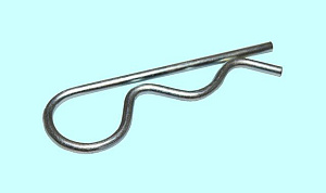 Шплинт пружинный игольчатый d 3,5мм (для отверстий d4,0мм), форма E, DIN11024, покрытие цинк 