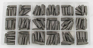 Биты крестовые PZ0х 25мм CrV "CNIC"  в упаковке 108 шт. 