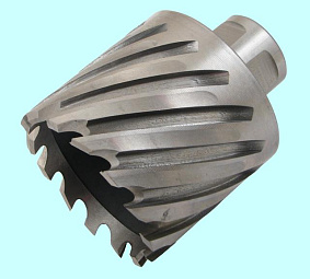 Сверло d 64х50мм корончатое кольцевое Р6АМ5 хвостовик Weldon 32мм по металлу "CNIC" 