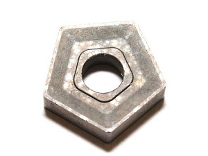 Пластина PNUM  - 160612  Т15К6(Н10)  пятигранная dвн=8мм (10114) со стружколомом 