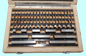 Наборы концевых мер длины № 1, кл.точн.2 (83 меры от 0,5 до 100мм) "Micron" 