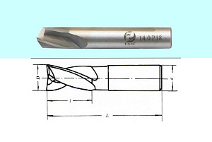 Фреза Шпоночная d16,0х19х79 ц/х Р18 DIN327 "CNIC" 