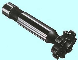 Фреза Для пазов сегментных шпонок 22х6,0х 60мм ц/х Р6АМ5 разнонаправленный зуб Z=8 "CNIC" 