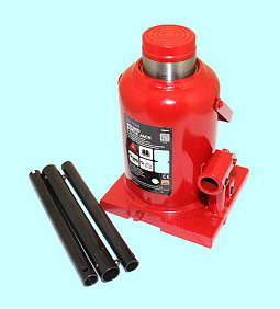 Домкрат гидравлический грузоподъёмность 32,0т (240-370мм) (Т93204) сварной "CNIC" (упакованы по 1шт.) 