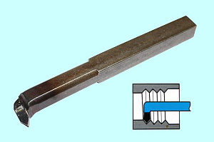 Резец Резьбовой  32х32х300 Т5К10 для внутренней резьбы DIN 283-60 "CNIC" 