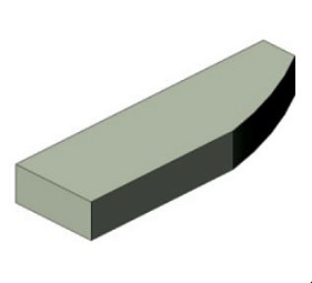 Пластина 21350 ВК8 (14х8х3х25) (для концевых и шпоночных фрез, зенкеров и цековок) 