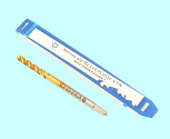 Метчик М 2,5 (0,45) м/р.HSSЕ-V (GV3) винтовая канавка, покрытие TiN ISO 529 "TLX"