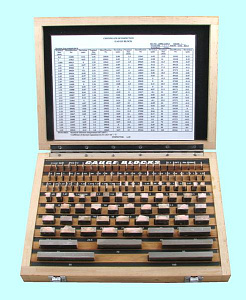 Наборы концевых мер длины № 3, кл.точн.2 (112 мер от 0,5 до 100мм) "CNIC" (ALDS 112) 