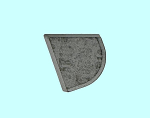 Пластина 06050 ВК8 правая(12х10х4х6х18гр) (для подр. и расточных резцов под глухие отв.) 